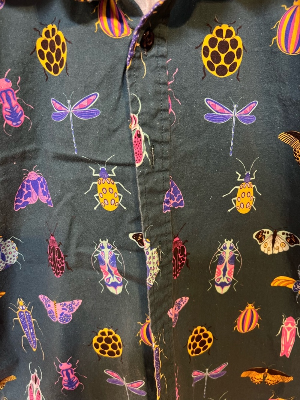 Hemloya Simone Top in Neon Bugs - Picture 5 of 7